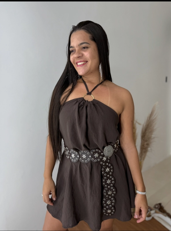 Macaquinho crepe duna