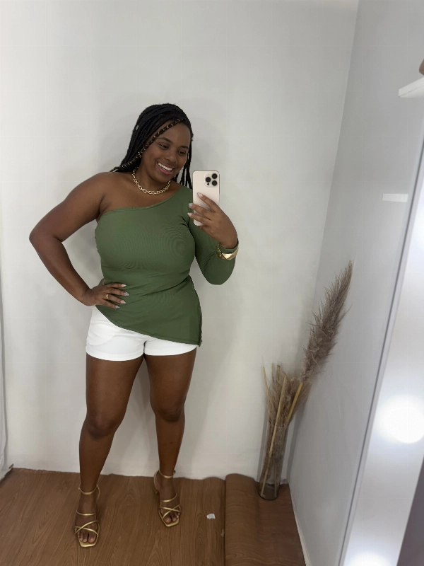 Blusa unilateral