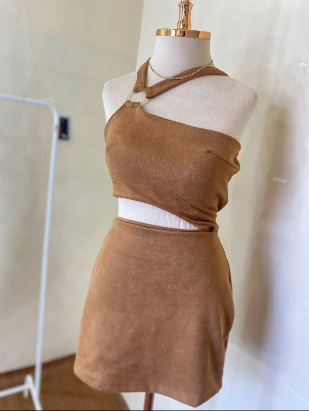 Vestido suede