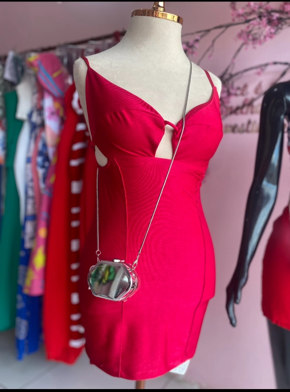 Vestido acetinado
