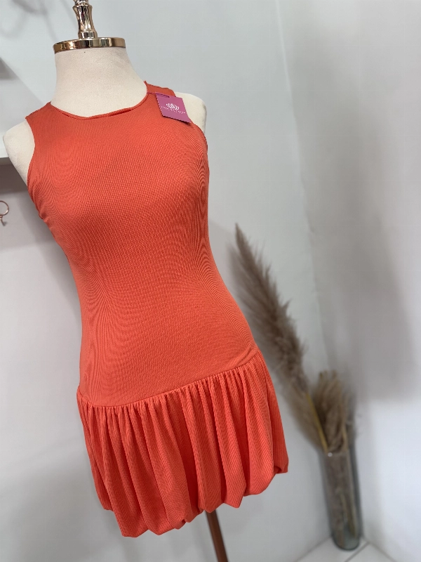 Vestido canelado