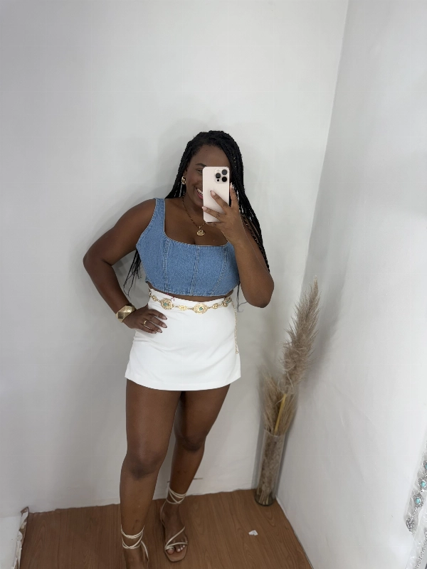 Cropped jeans