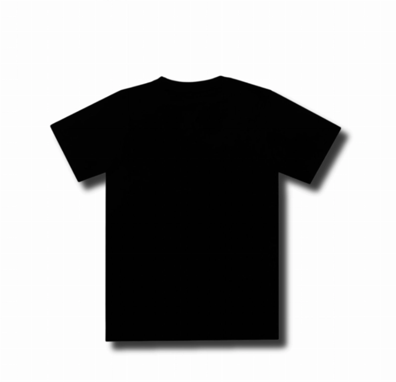 Camiseta Preta Gringa - Modelo Americano “Coladinha”