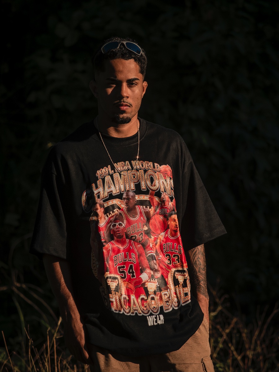 Camiseta Oversized Chicago Bulls - Estilo Streetwear Retrô (2)