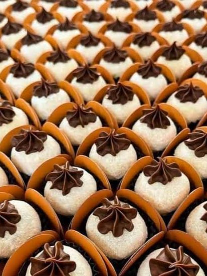 Brigadeiro de leite ninho com nutella