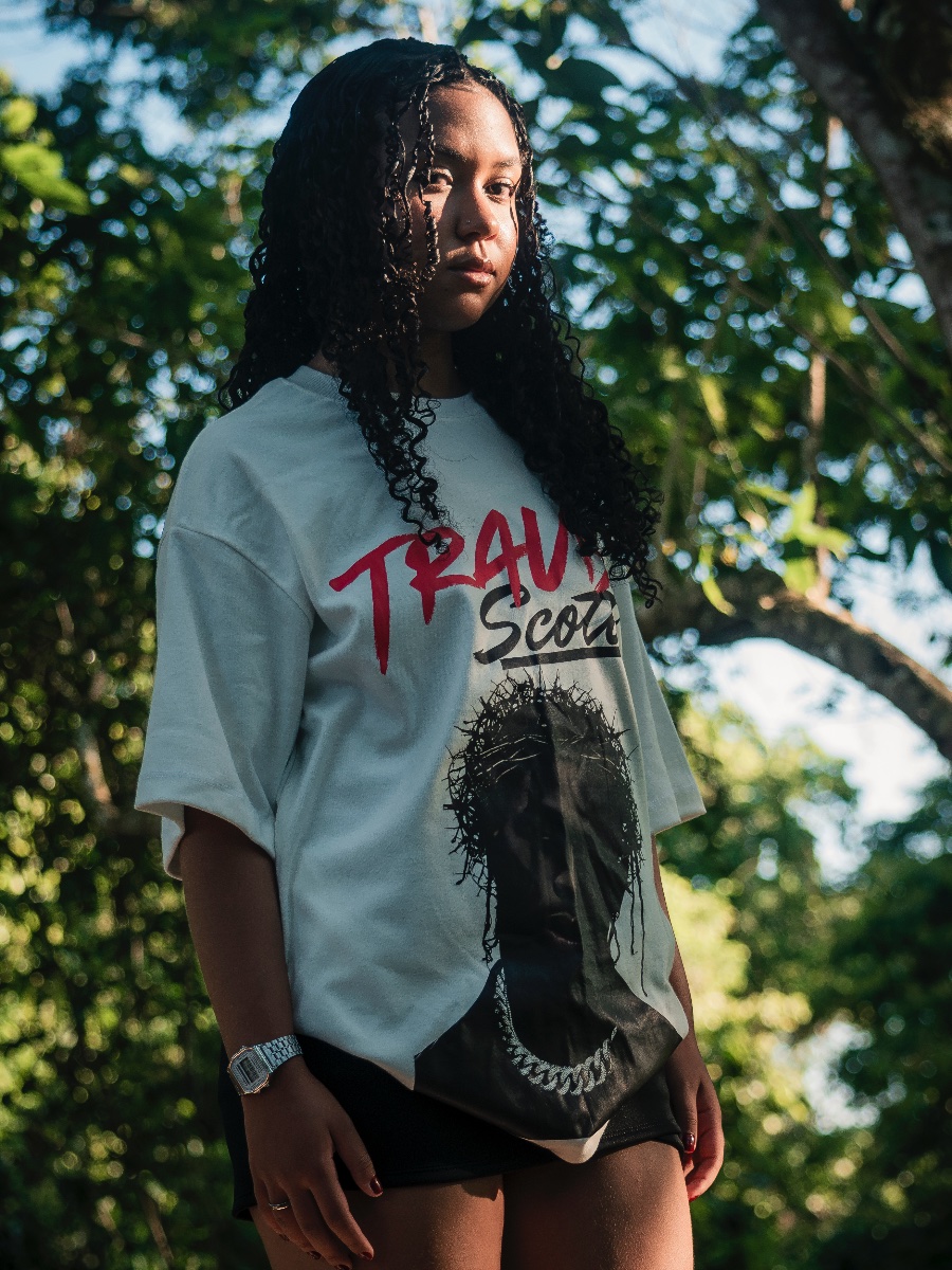 Camiseta Oversized Travis Scott